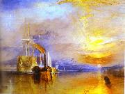 J.M.W. Turner Fighting Temeraire Tugged to Her Last Berth to Be Broken up USA oil painting artist